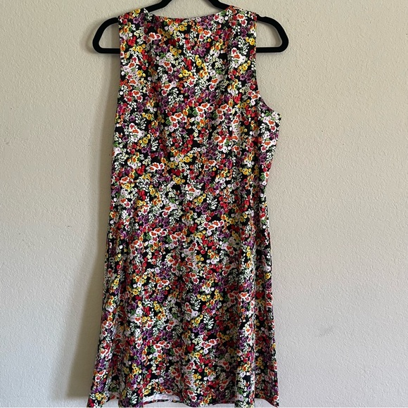 Spense woman’s midi dress 14 sleeveless summer floral fit flare runs smaller - Picture 8 of 10